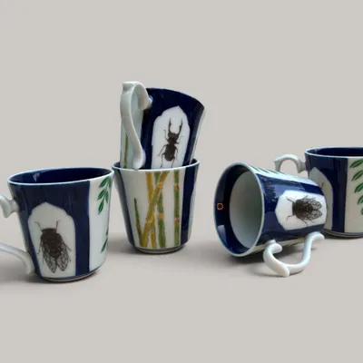 Tasses et mugs - Jérémie Paré-Julien - Porcelaine d'Arita - JOHN MAC CERAMICS