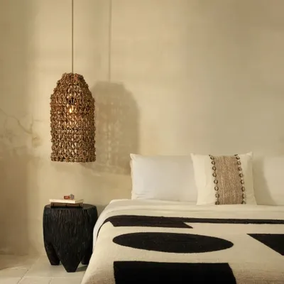 Suspensions - Suspension Long Banana en fibre naturelle - DESIGN TRIP