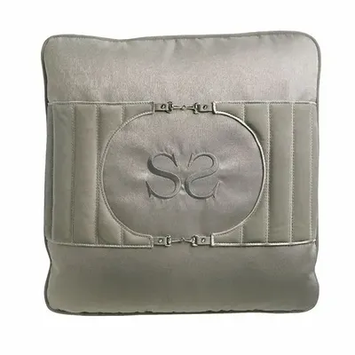 Fabric cushions - JEWEL LOGO CUSHION - SIWA SOFT STYLE HOME