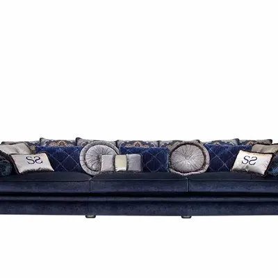Canapés - CANAPÉ EDUARD GRAND SOFÀ BLUE - SIWA SOFT STYLE HOME