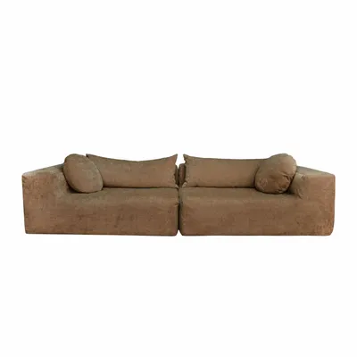 Sofas - FAMILY - 4-seater velvet sofa 320 x 130 cm - BED AND PHILOSOPHY - ÂME PHILO
