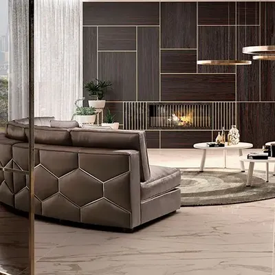 Sofas - DIAMOND CURVED SOFA - SIWA SOFT STYLE HOME