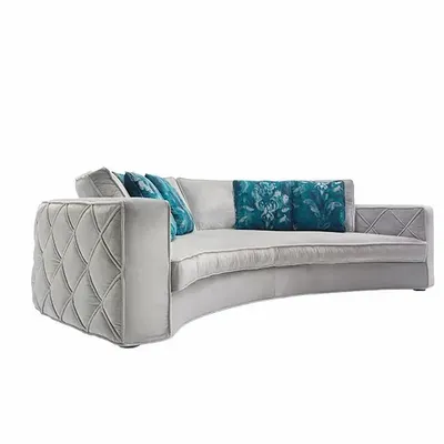 Sofas - RICHMOND CURVED SOFA - SIWA SOFT STYLE HOME