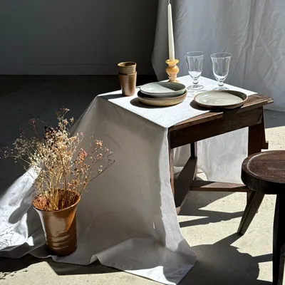 Objets de décoration - Vase vintage en céramique émaillée brun orangé à stries H21,5 D19 - OFFICE OBJETS