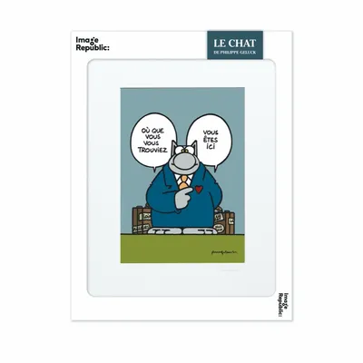 Affiches - Philippe GELUCK Le Chat - IMAGE REPUBLIC