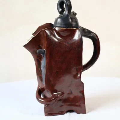 Tea and coffee accessories - Sculpted Ceramic Coffee or Tea Set - WOJCIECH DZIENNIAK ART