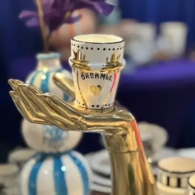 Mugs - Dreamer cups GOLD edition 14karat - DREAMER BY LUNA AZUL ATELIER