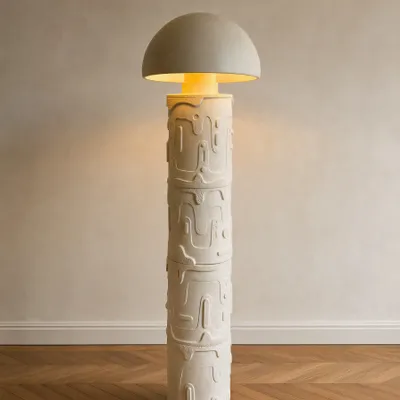 Table lamps - Light Totem — TERRAIN - SIHAM DJEBBAR CERAMICS