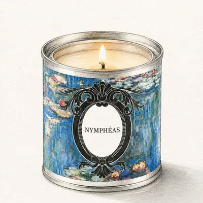 Candles - Bougie - Nymphéas - MAISON GIVERNY