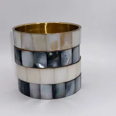 Bracelets - BRACELET NACRE BLANCHE IRISEE - JOLIE JULIE