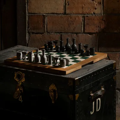Unique pieces - Échiquier Champagne - CHESSTUDIO BY MARTIN GOUSSET