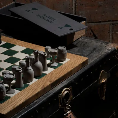 Unique pieces - Échiquier Champagne - CHESSTUDIO BY MARTIN GOUSSET