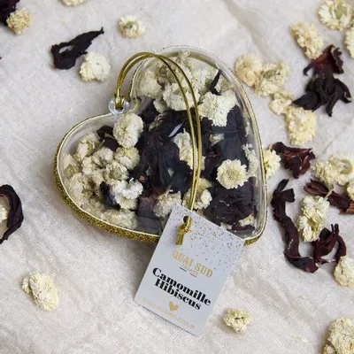 Confiserie - COEUR INFUSION CAMOMILLE HIBISCUS - QUAI SUD