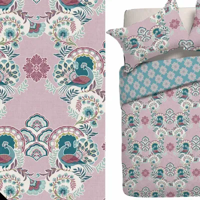 Linge de lit - Peacock Damask - RACHEL CHILD DESIGNS