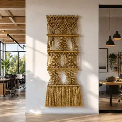 Tapisseries - Suspension Murale Macramé Fondation Doré - NŒULUXE
