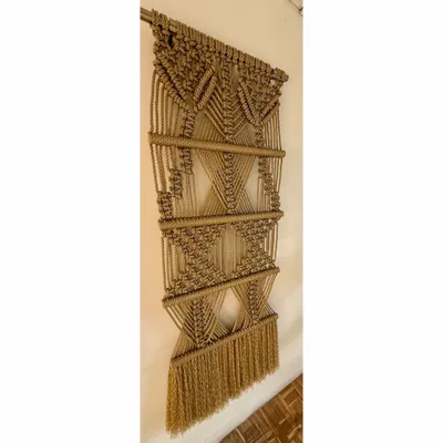 Tapestries - Suspended Macrame Wall Hanging Golden - NŒULUXE