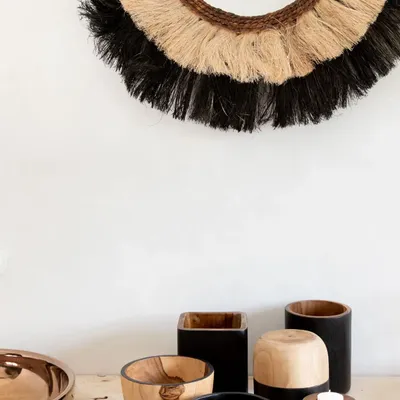 Mirrors - The Blackout Mirror - Natural Black - M - BAZAR BIZAR LIVING
