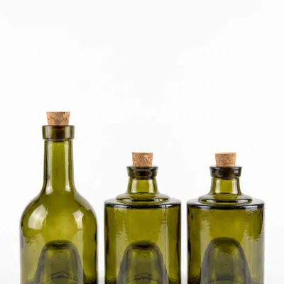 Carafes - La Bouteille à Huile 3-Piece - Vert Olive - BAZAR BIZAR LIVING
