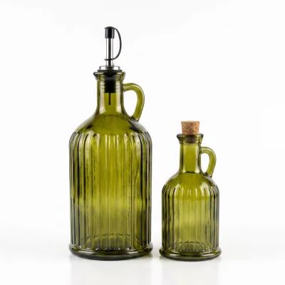 Carafes - La Bouteille d'Huile d'Olive N°024 - Vert Olive - BAZAR BIZAR LIVING