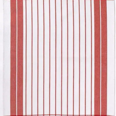 Dish towels - Petites Rayures Tea Towel Rouge 50 X 70 - MAISON VIVARAISE - SDE VIVARAISE WINKLER