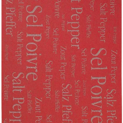 Torchons - Torchon metis Sel & Poivre rouge 50 X 70 - MAISON VIVARAISE - SDE VIVARAISE WINKLER
