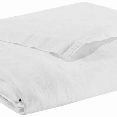 Bed linens - Zeff Flat Sheet Blanc 240 X 300 - MAISON VIVARAISE - SDE VIVARAISE WINKLER