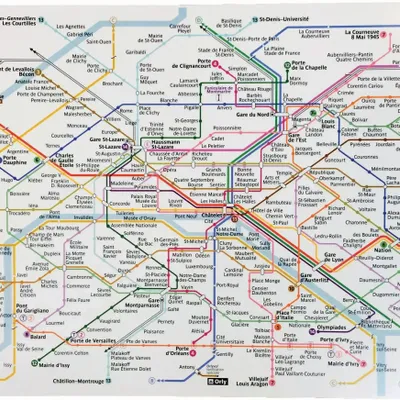 Placemats - Placemat Plan Ratp Assortis 45 X 30 - MAISON VIVARAISE - SDE VIVARAISE WINKLER