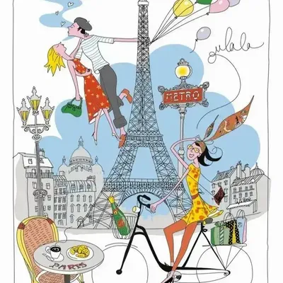 Dish towels - Kitchen Towel La Parisienne Blanc 72 X 48 - MAISON VIVARAISE - SDE VIVARAISE WINKLER