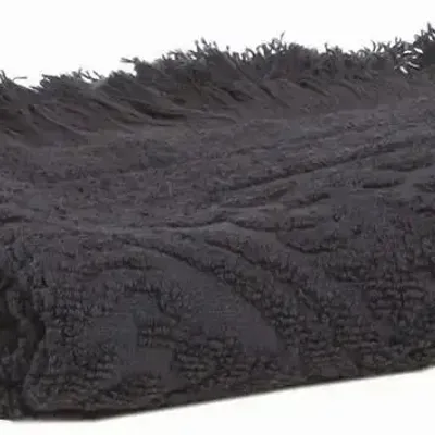 Bath towels - Zoé Bath Towel Carbone 70 X 140 - MAISON VIVARAISE - SDE VIVARAISE WINKLER