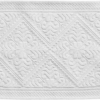 Other bath linens - Enzo Bath Mat Neige 54 X 110 - MAISON VIVARAISE - SDE VIVARAISE WINKLER