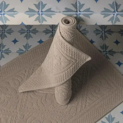 Autres linges de bain - Tapis Enzo Lin 70 X 140 - MAISON VIVARAISE - SDE VIVARAISE WINKLER