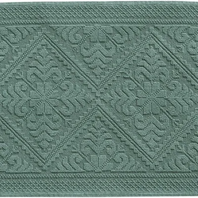 Autres linges de bain - Tapis de Bain Enzo Vert de gris 54 X 64 - MAISON VIVARAISE - SDE VIVARAISE WINKLER