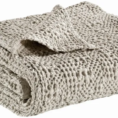 Bed linens - Tana Bed Throw Lin 180 X 260 - MAISON VIVARAISE - SDE VIVARAISE WINKLER