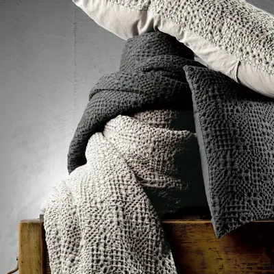 Bed linens - Tana Bed Throw Lin 240 X 260 - MAISON VIVARAISE - SDE VIVARAISE WINKLER