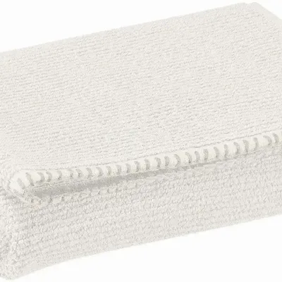 Serviettes de bain - Serviette de toilette Bora Neige 50 x 100 - MAISON VIVARAISE - SDE VIVARAISE WINKLER
