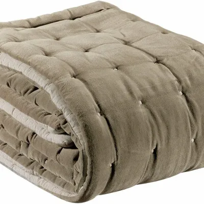 Bed linens - Elise plain bed runner Ficelle 90 X 240 - MAISON VIVARAISE - SDE VIVARAISE WINKLER