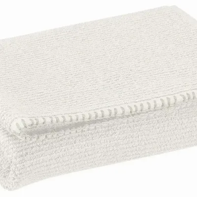 Bath towels - Bora Bath Towel Neige 90 X 150 - MAISON VIVARAISE - SDE VIVARAISE WINKLER