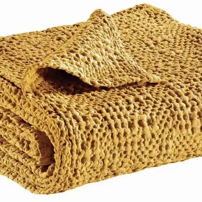 Bed linens - Tana Bed Throw Maïs 240 X 260 - MAISON VIVARAISE - SDE VIVARAISE WINKLER