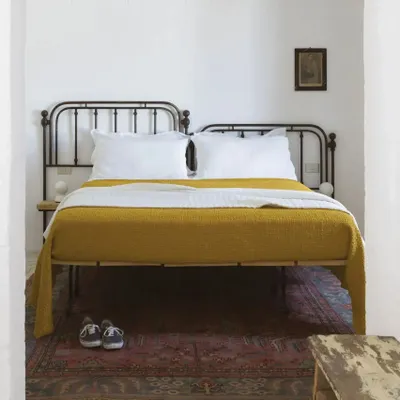 Bed linens - Tana Bed Throw Maïs 240 X 260 - MAISON VIVARAISE - SDE VIVARAISE WINKLER