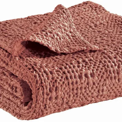 Bed linens - Tana Bed Throw Blush 240 X 260 - MAISON VIVARAISE - SDE VIVARAISE WINKLER
