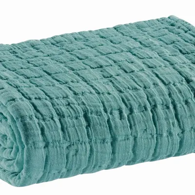 Linge de lit - Jeté de lit Swami Lichen 240 x 260 - MAISON VIVARAISE - SDE VIVARAISE WINKLER