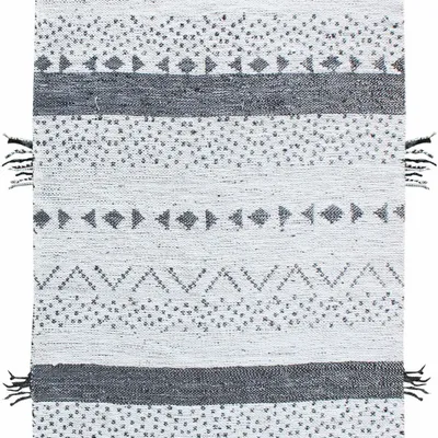 Rugs - Rug Callista Blanc/Noir 160 X 230 - MAISON VIVARAISE - SDE VIVARAISE WINKLER