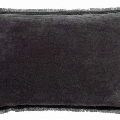 Coussins - Coussin uni Fara Ombre 40 x 65 - MAISON VIVARAISE - SDE VIVARAISE WINKLER