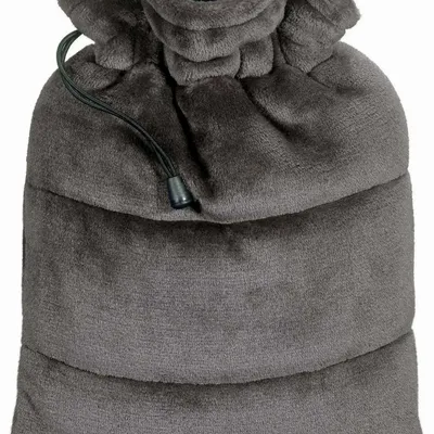 Bed linens - Tender Hot Water Bottle Asphalte 23 X 33 - MAISON VIVARAISE - SDE VIVARAISE WINKLER