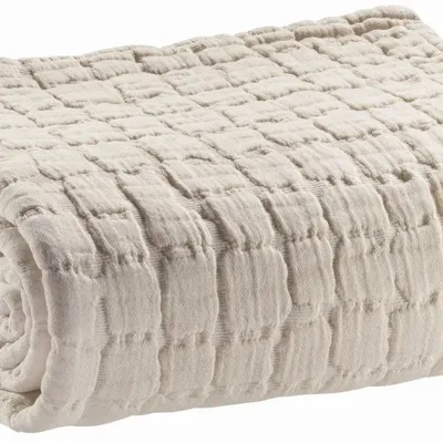 Plaids - Plaid Swami Lin 130 x 200 - MAISON VIVARAISE - SDE VIVARAISE WINKLER