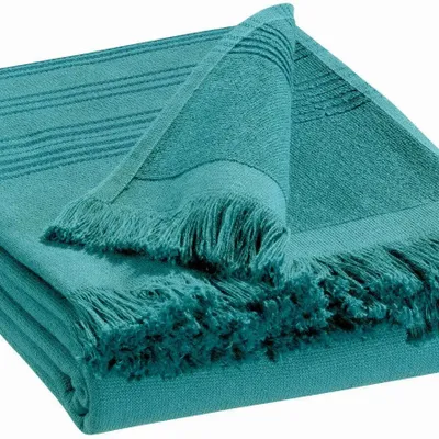 Linge de lit - Drap hammam Cancun Lichen 90 x 180 - MAISON VIVARAISE - SDE VIVARAISE WINKLER