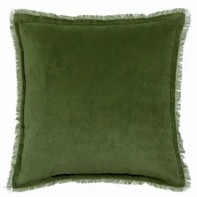 Coussins - Coussin uni Fara Eucalyptus 45 x 45 - MAISON VIVARAISE - SDE VIVARAISE WINKLER