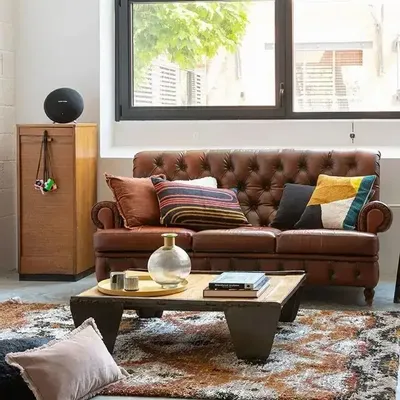 Cushions - Plain Cushion Fara Caramel 45 X 45 - MAISON VIVARAISE - SDE VIVARAISE WINKLER