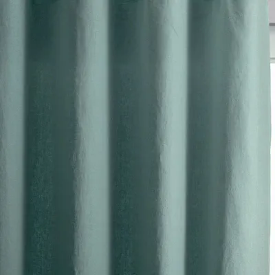 Rideaux et voilages - Rideau Zeff Vert de gris 140 x 280 - MAISON VIVARAISE - SDE VIVARAISE WINKLER