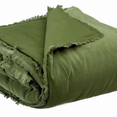 Linge de lit - Édredon Fara Eucalyptus 85 x 200 - MAISON VIVARAISE - SDE VIVARAISE WINKLER